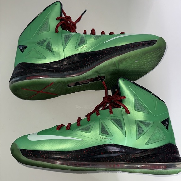 Nike LEBRON James X 10 Cutting Jade 14 2012 - Picture 7 of 7